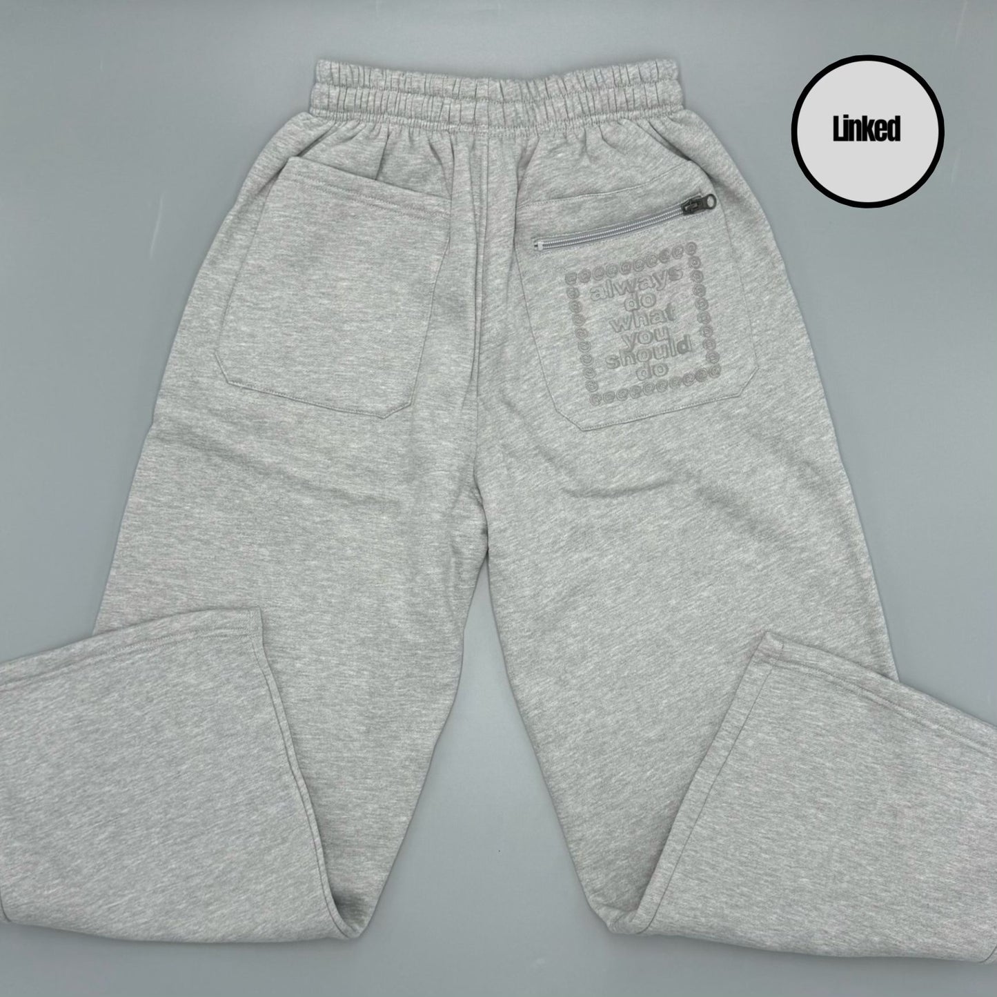 ADWYSD GREY JOGGERS