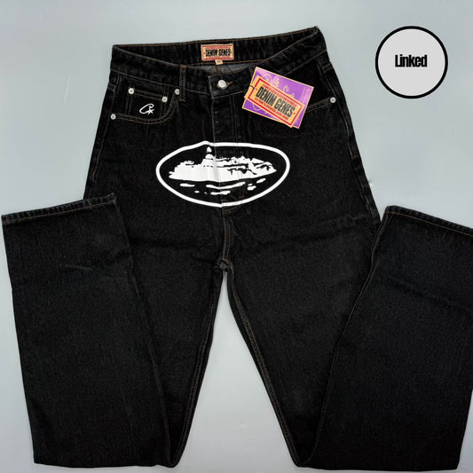 CORTEIZ STONE WASHED BLACK ALCATRAZ JEANS