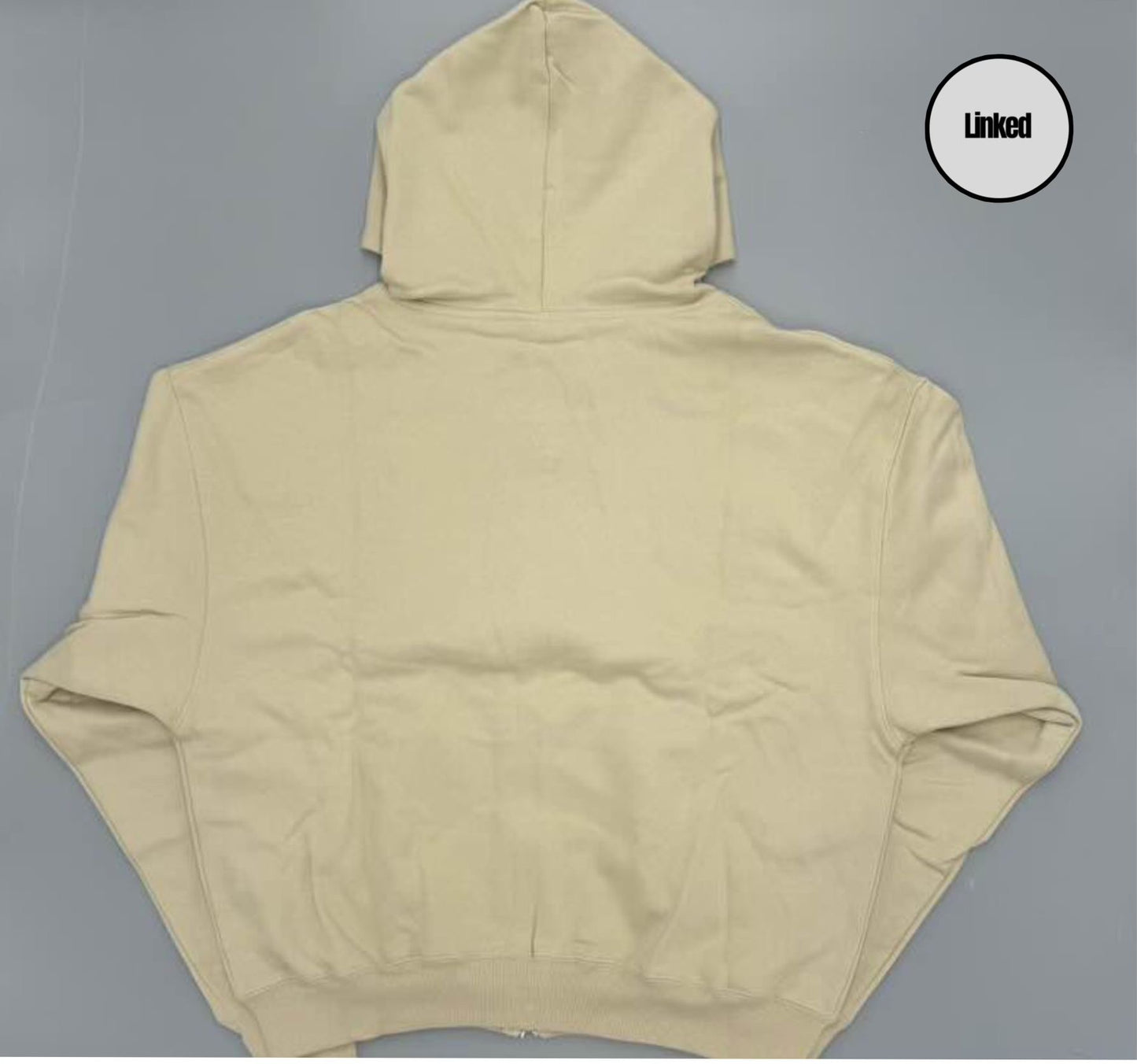 BROKEN PLANET CREAM ZIP UP HOODIE