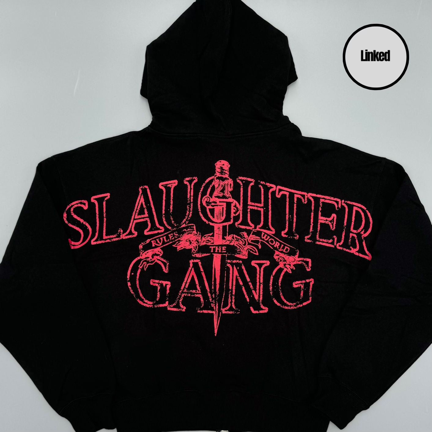 CORTEIZ SLAUGHTER GANG ZIP-UP HOODIE