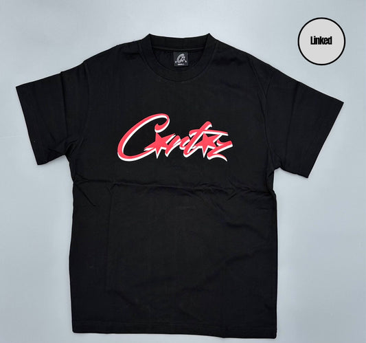 CORTEIZ BLACK & RED ALLSTARZ T-SHIRT