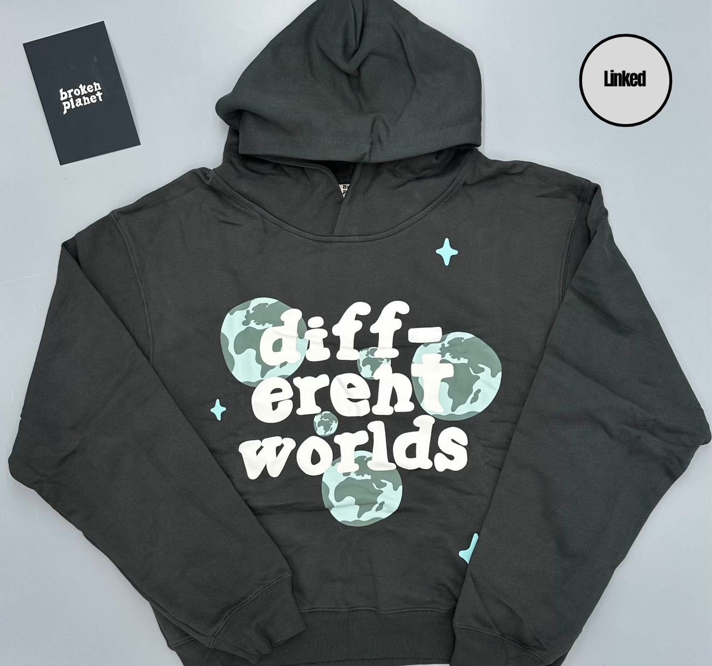 BROKEN PLANET DIFFERENT WORLDS HOODIE