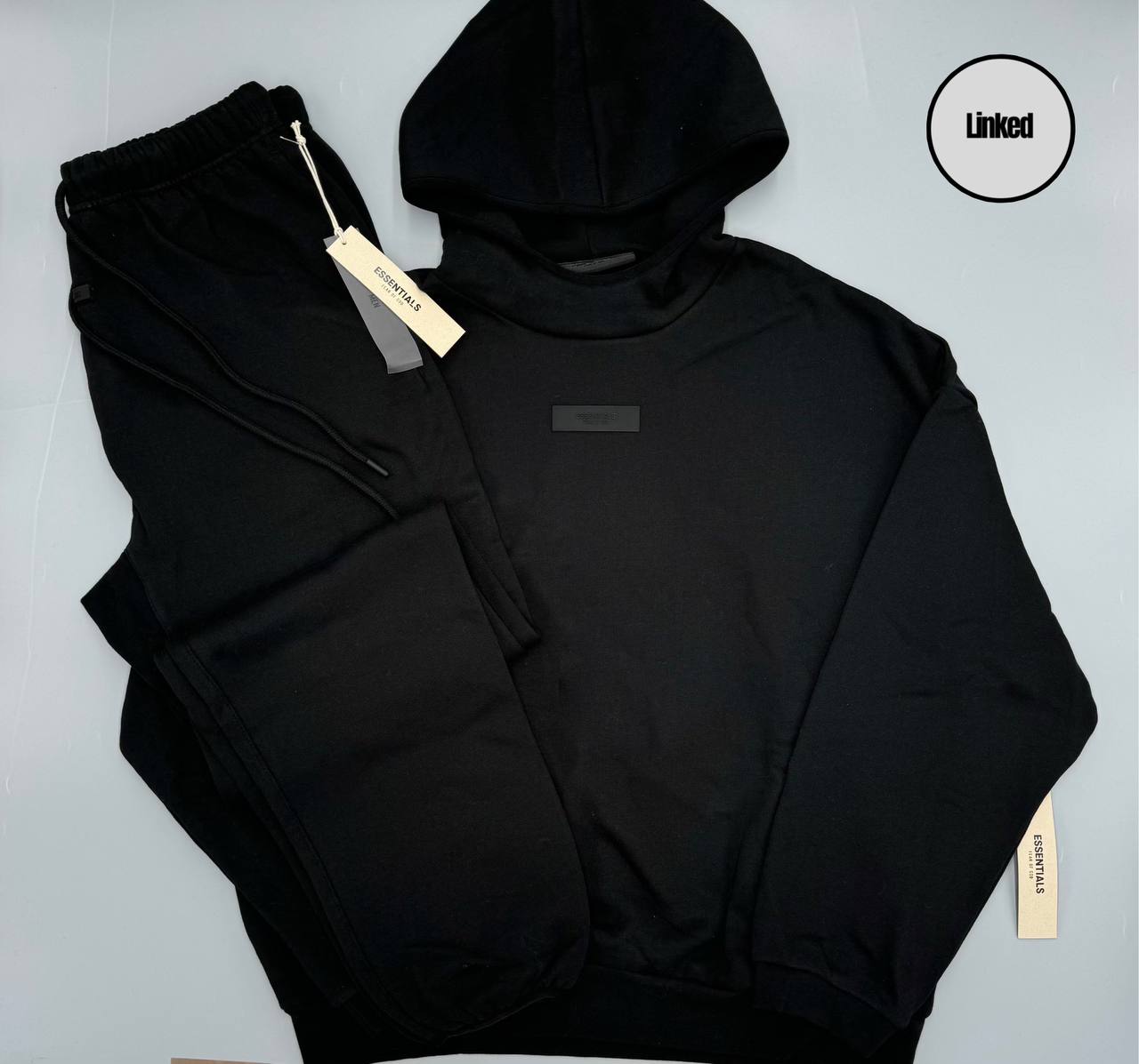 FEAR OF GOD / ESSENTIALS SS24 JET BLACK TRACKSUIT