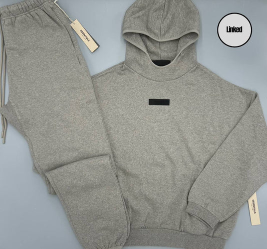 FEAR OF GOD / ESSENTIALS SS24 DARK HEATHER TRACKSUIT