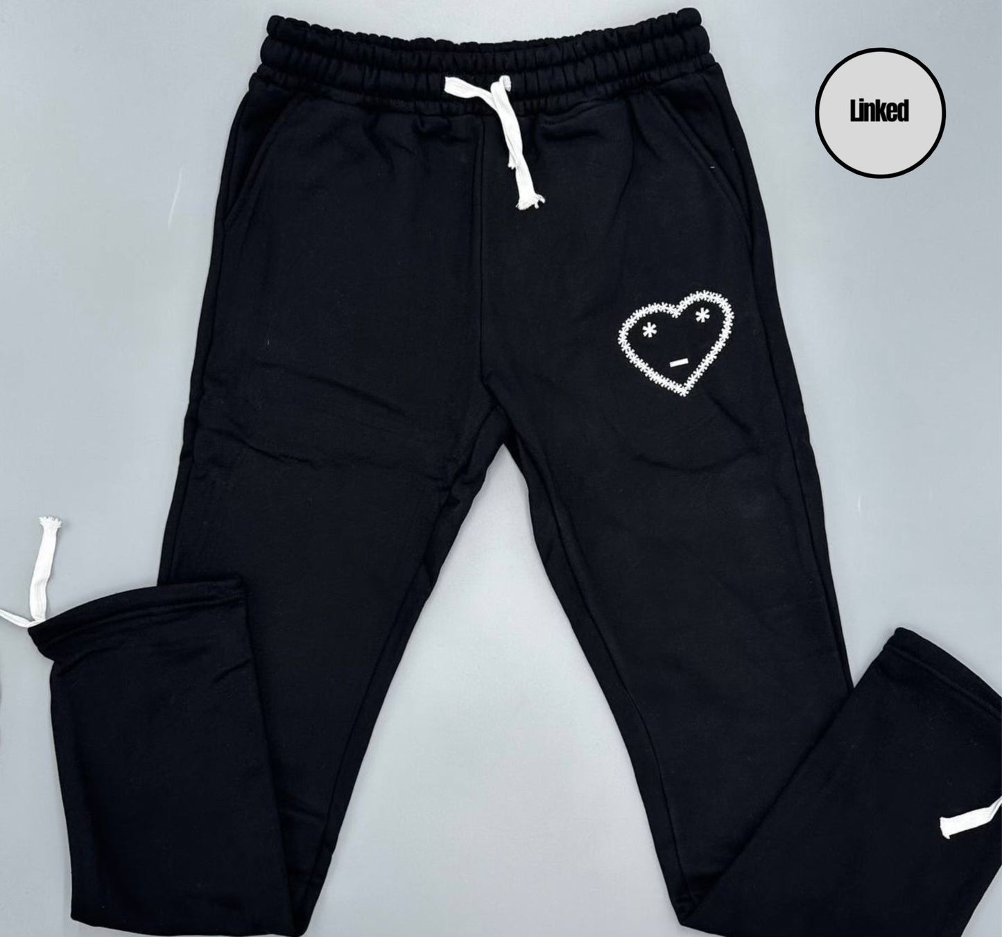 CARSICKO SIGNATURE BLACK JOGGERS