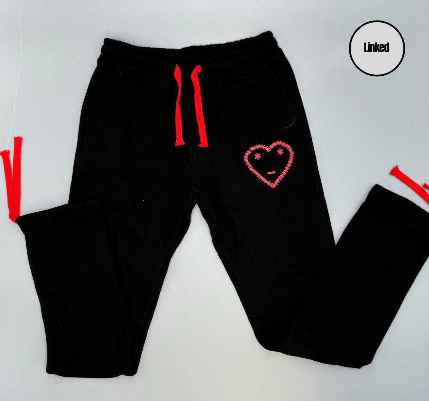 CARSICKO DND BLACK/RED JOGGERS