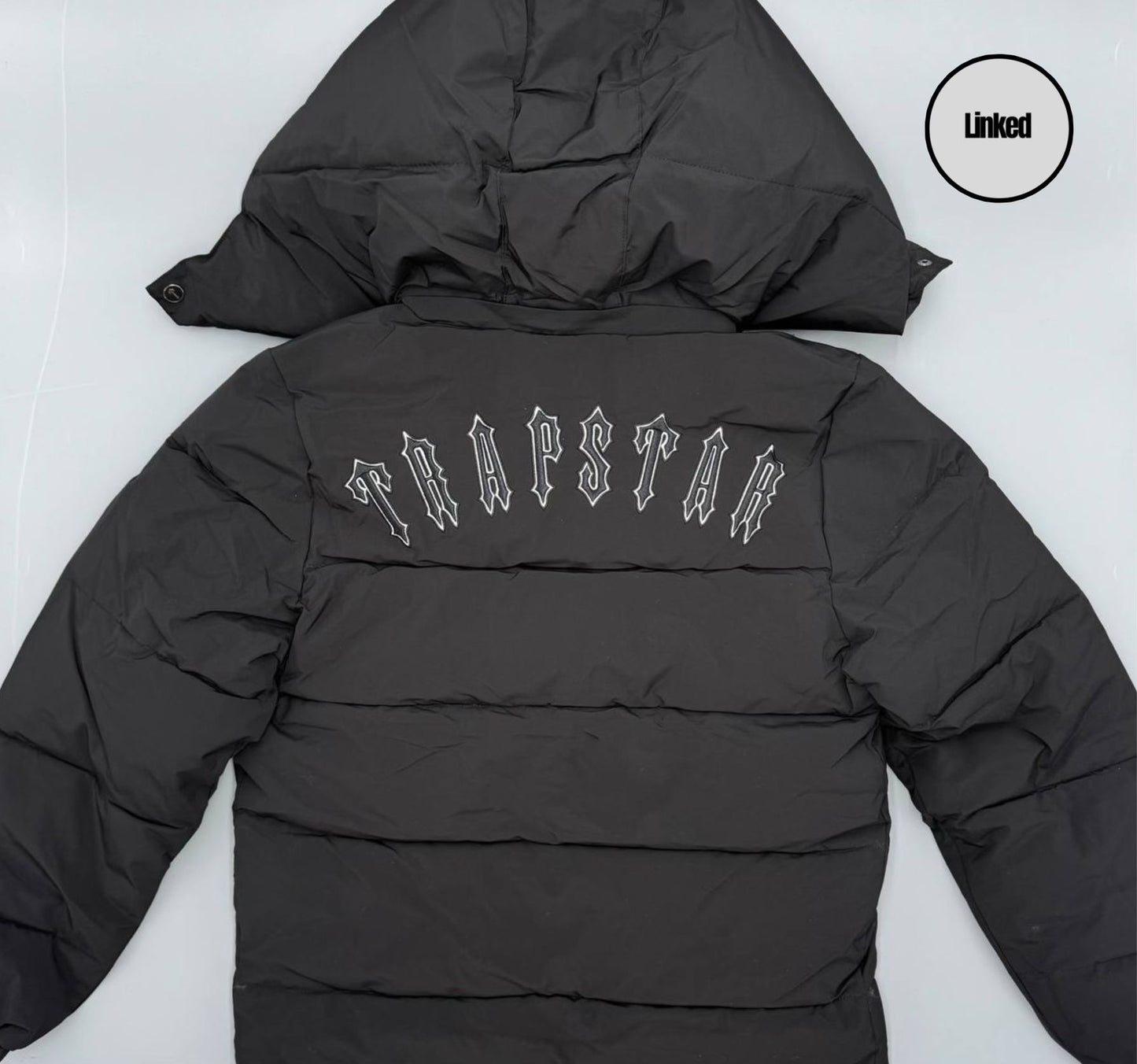 TRAPSTAR BLACK/WHITE IRONGATE JACKET