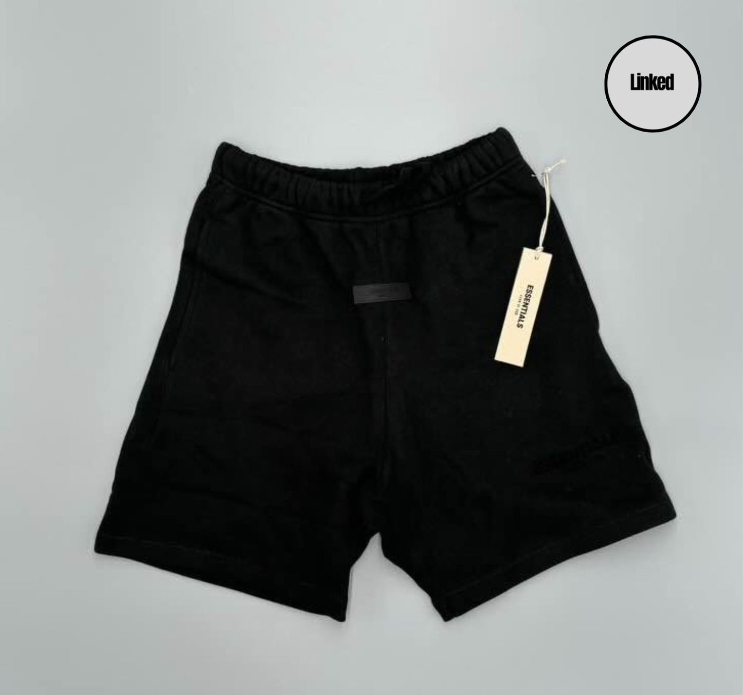 FEAR OF GOD / ESSENTIALS SS22 BLACK SHORTS