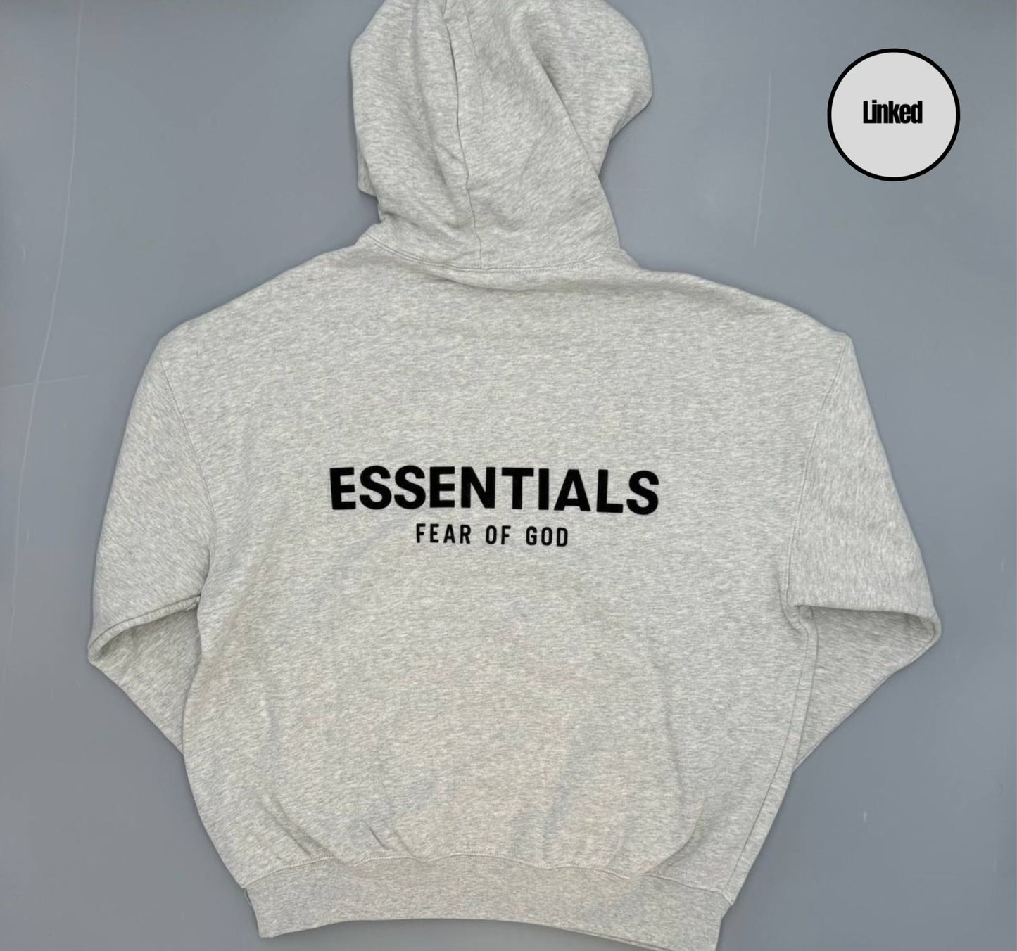 FEAR OF GOD / ESSENTIALS SS22 LIGHT OATMEAL HOODIE