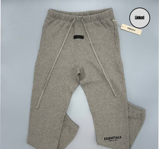 FEAR OF GOD / ESSENTIALS SS22 DARK OATMEAL JOGGERS