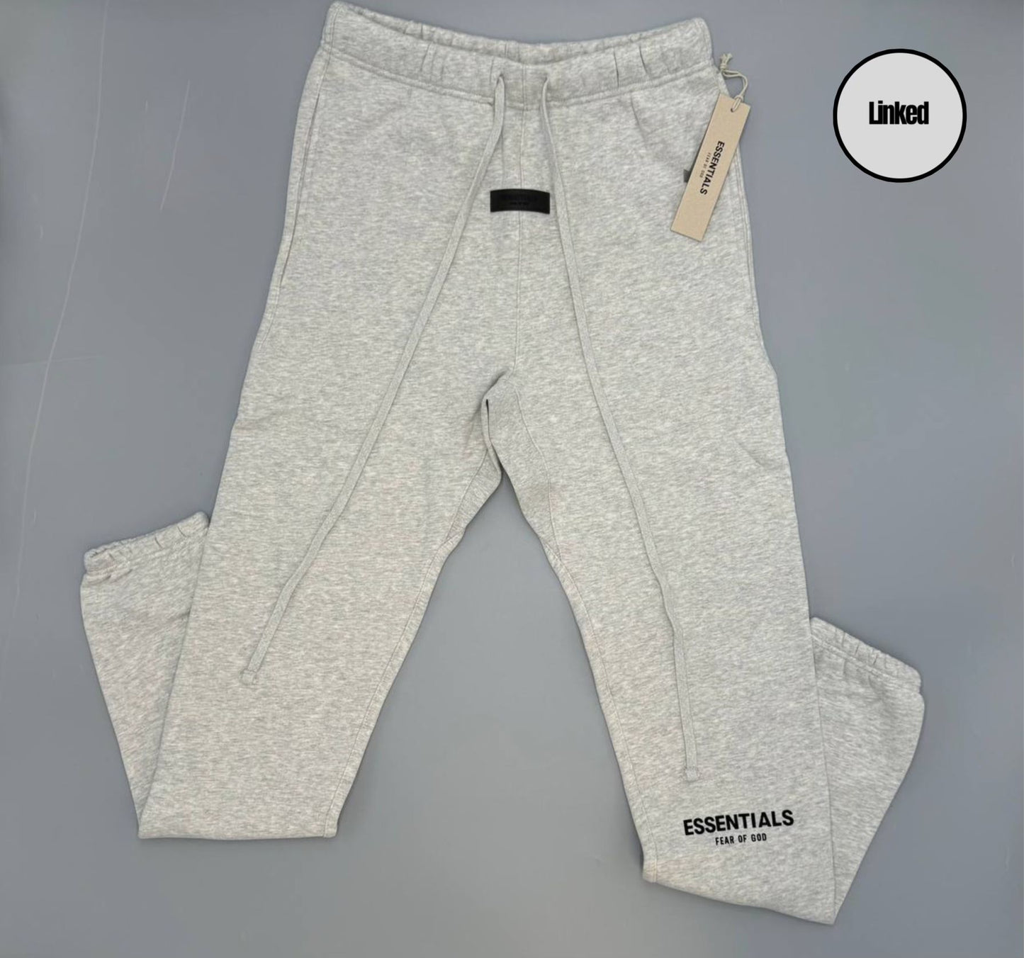 FEAR OF GOD / ESSENTIALS SS22 LIGHT OATMEAL JOGGERS