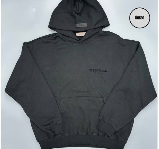 FEAR OF GOD / ESSENTIALS SS22 BLACK HOODIE