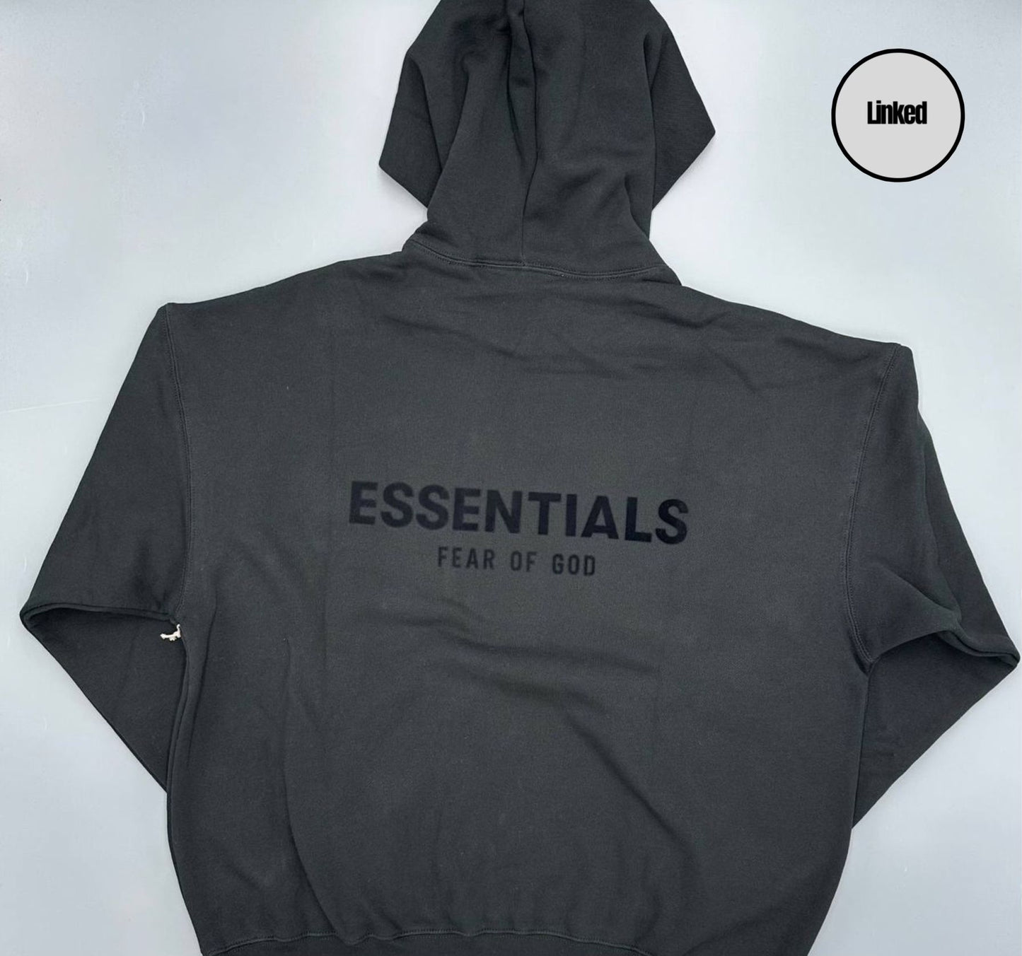 FEAR OF GOD / ESSENTIALS SS22 BLACK HOODIE