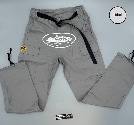 CORTEIZ GREY CARGO PANTS