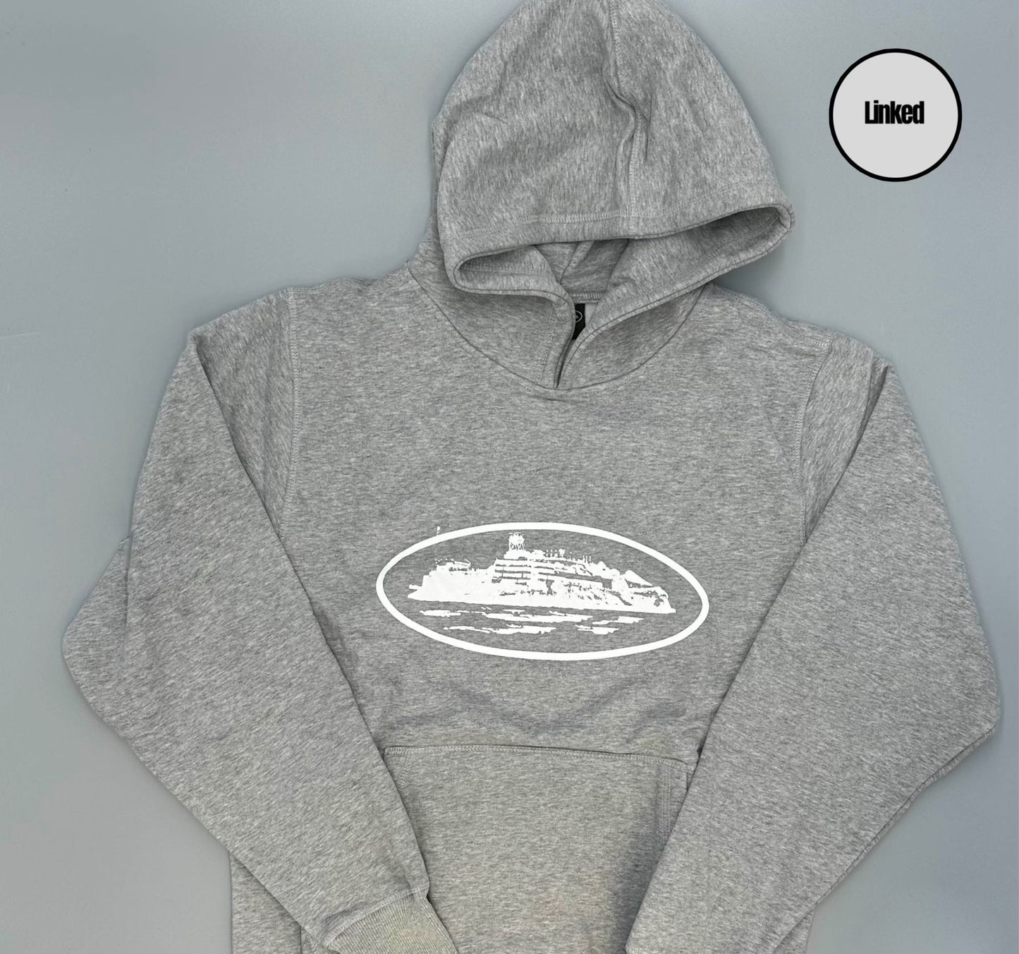 CORTEIZ GREY ALCATRAZ HOODIE