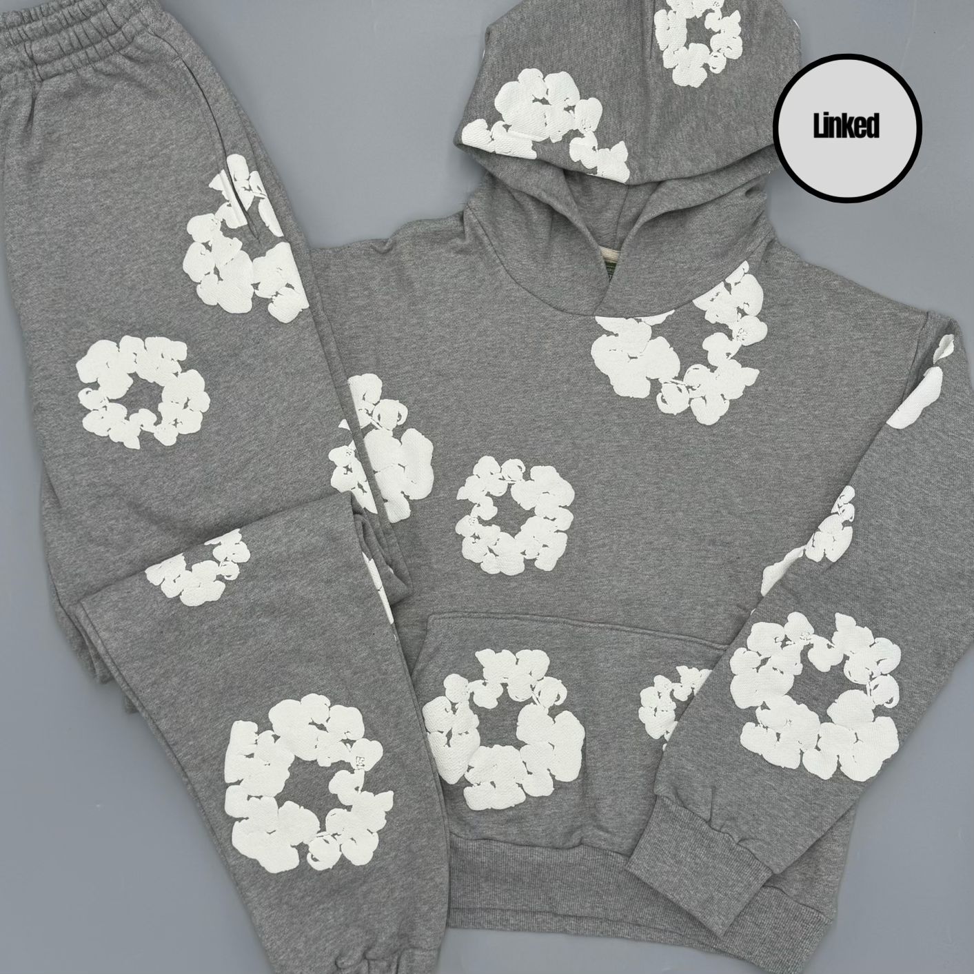 DENIM TEARS GREY TRACKSUIT