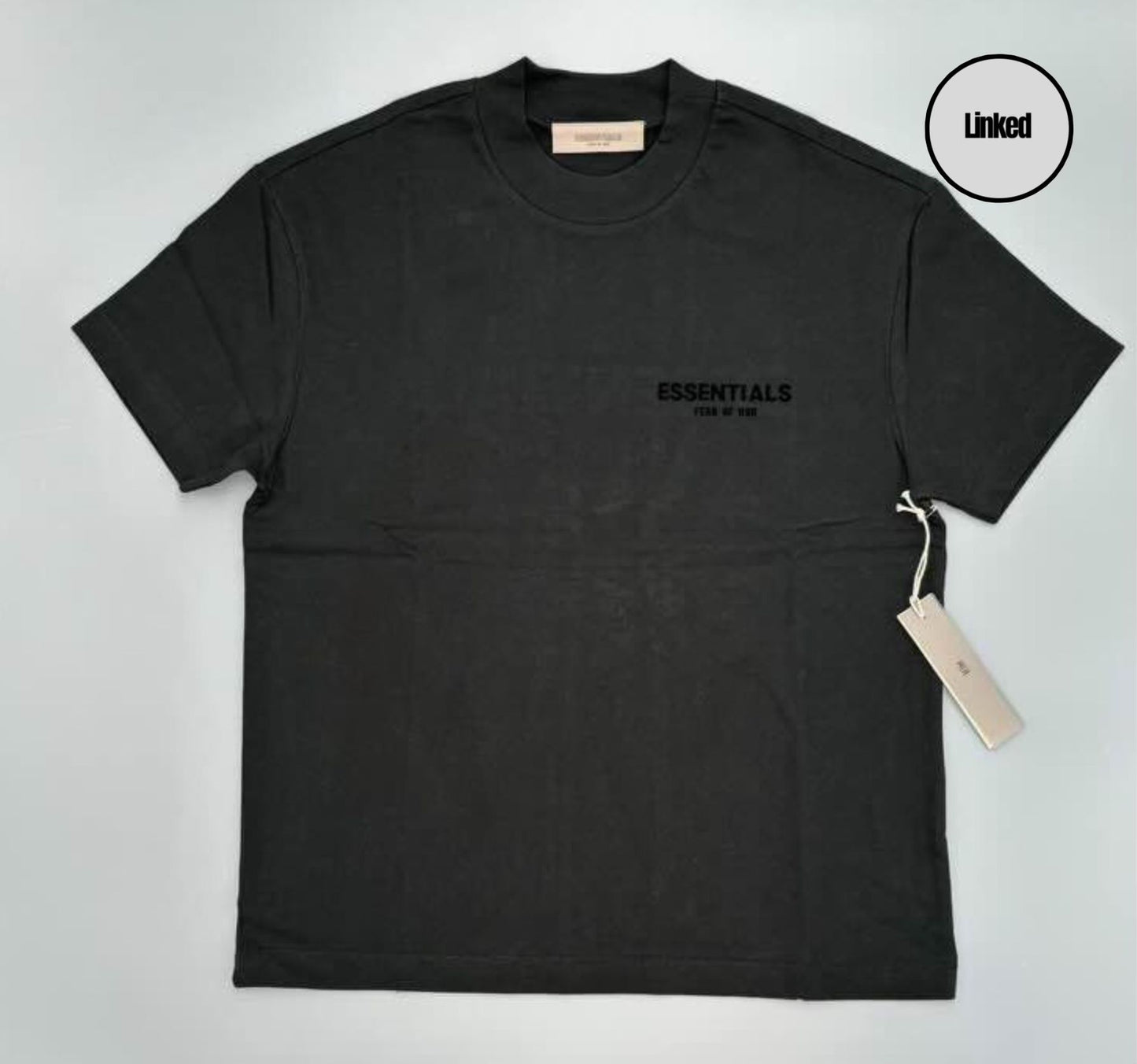 FEAR OF GOD / ESSENTIALS SS22 BLACK T-SHIRT