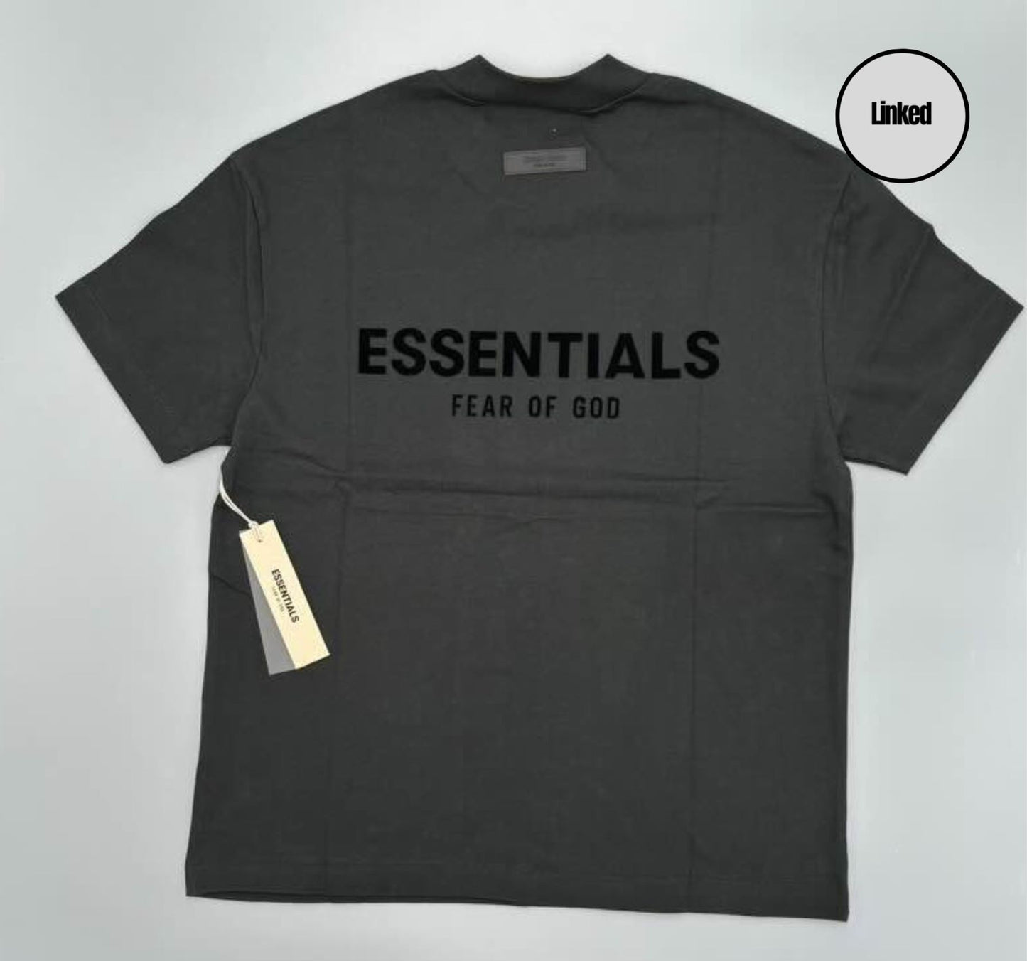 FEAR OF GOD / ESSENTIALS SS22 BLACK T-SHIRT