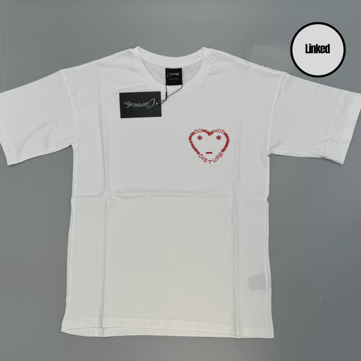 CARSICKO WHITE/RED DND T-SHIRT