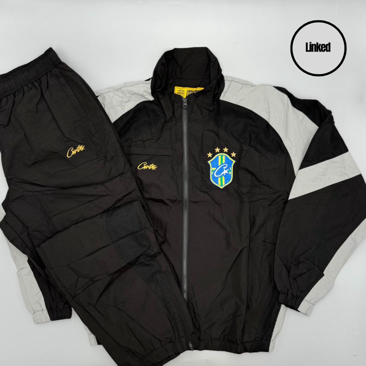 CORTEIZ BRAZIL SHUKU BLACK TRACKSUIT