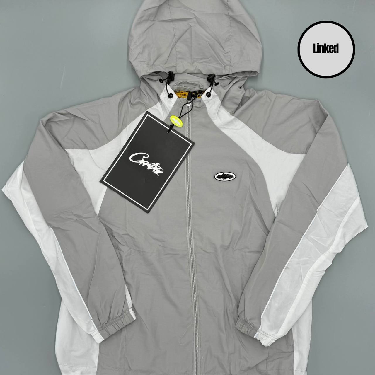 CORTEIZ GREY WINDBREAKER