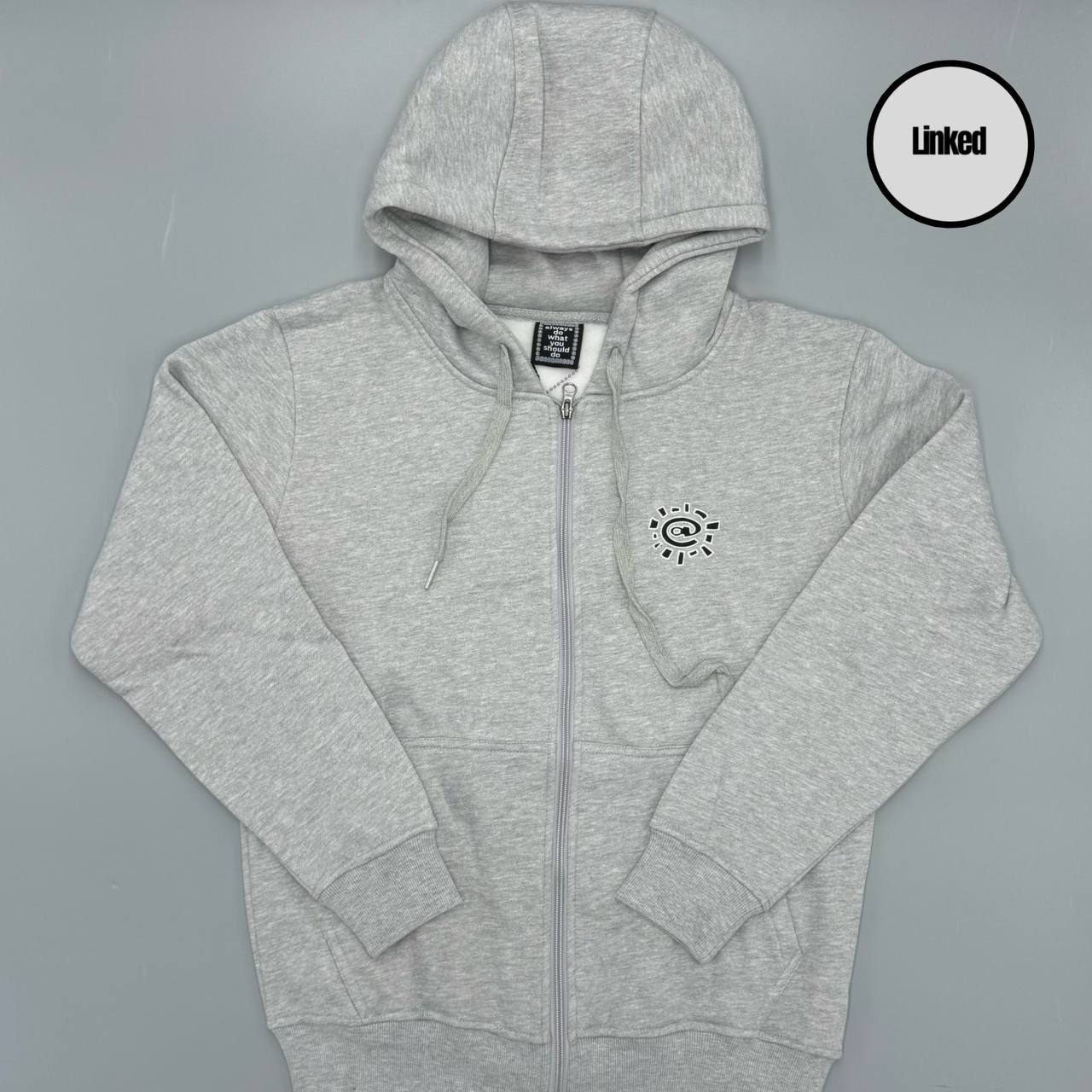 ADWYSD GREY ZIP UP TRACKSUIT