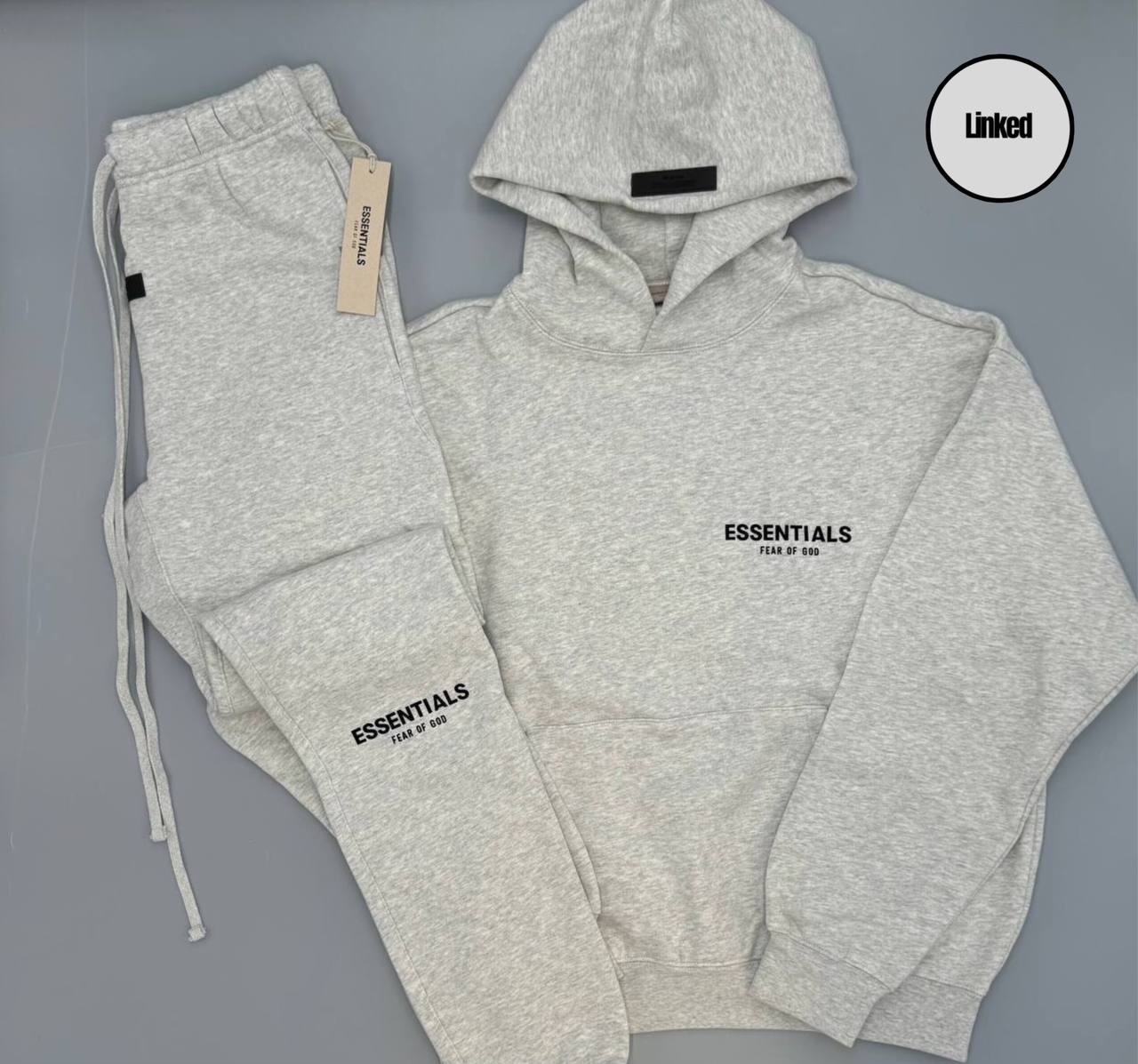 FEAR OF GOD / ESSENTIALS SS22 LIGHT OATMEAL TRACKSUIT