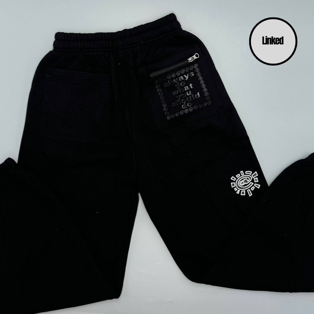 ADWYSD BLACK JOGGERS