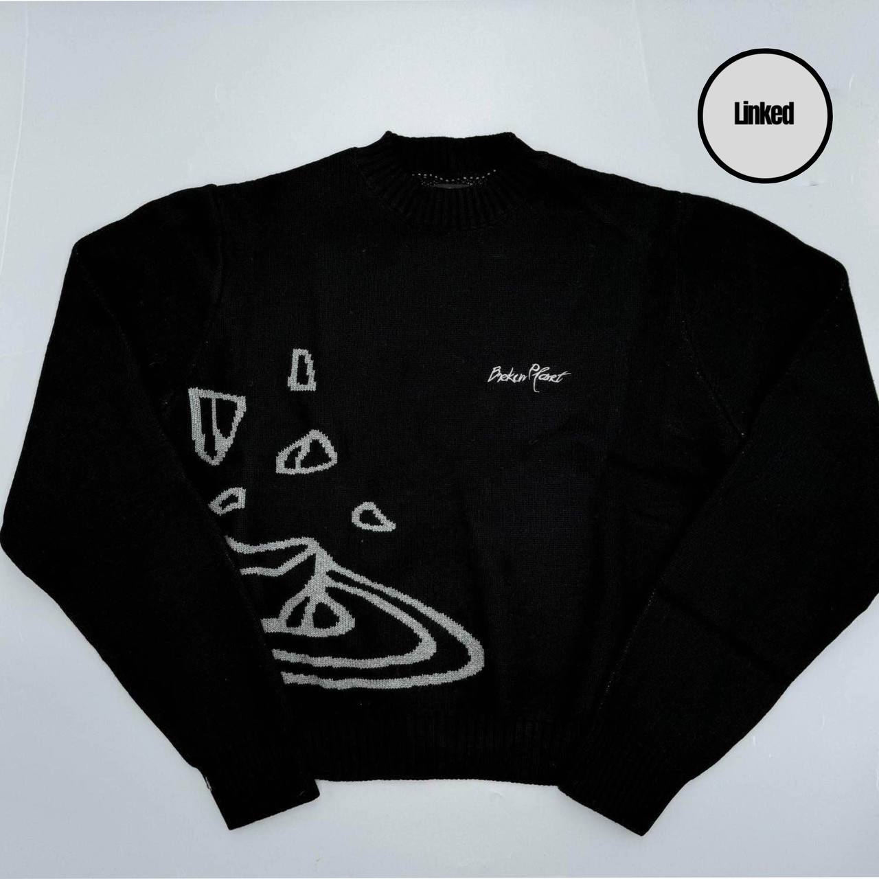 BROKEN PLANET BLACK KNIT