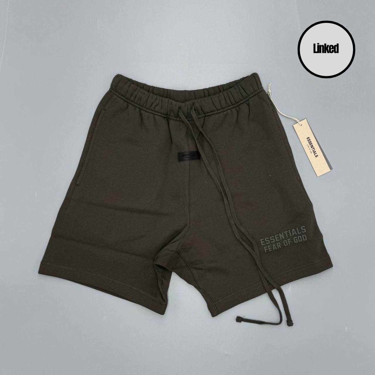 FEAR OF GOD / ESSENTIALS SS23 OFF BLACK SHORT SET