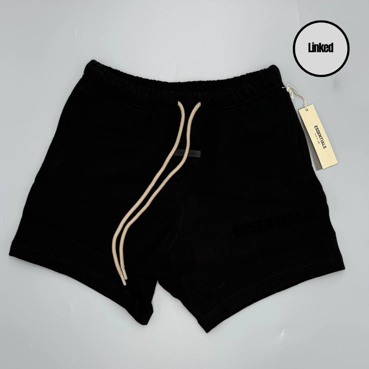 FEAR OF GOD / ESSENTIALS SS23 JET BLACK SHORT SET