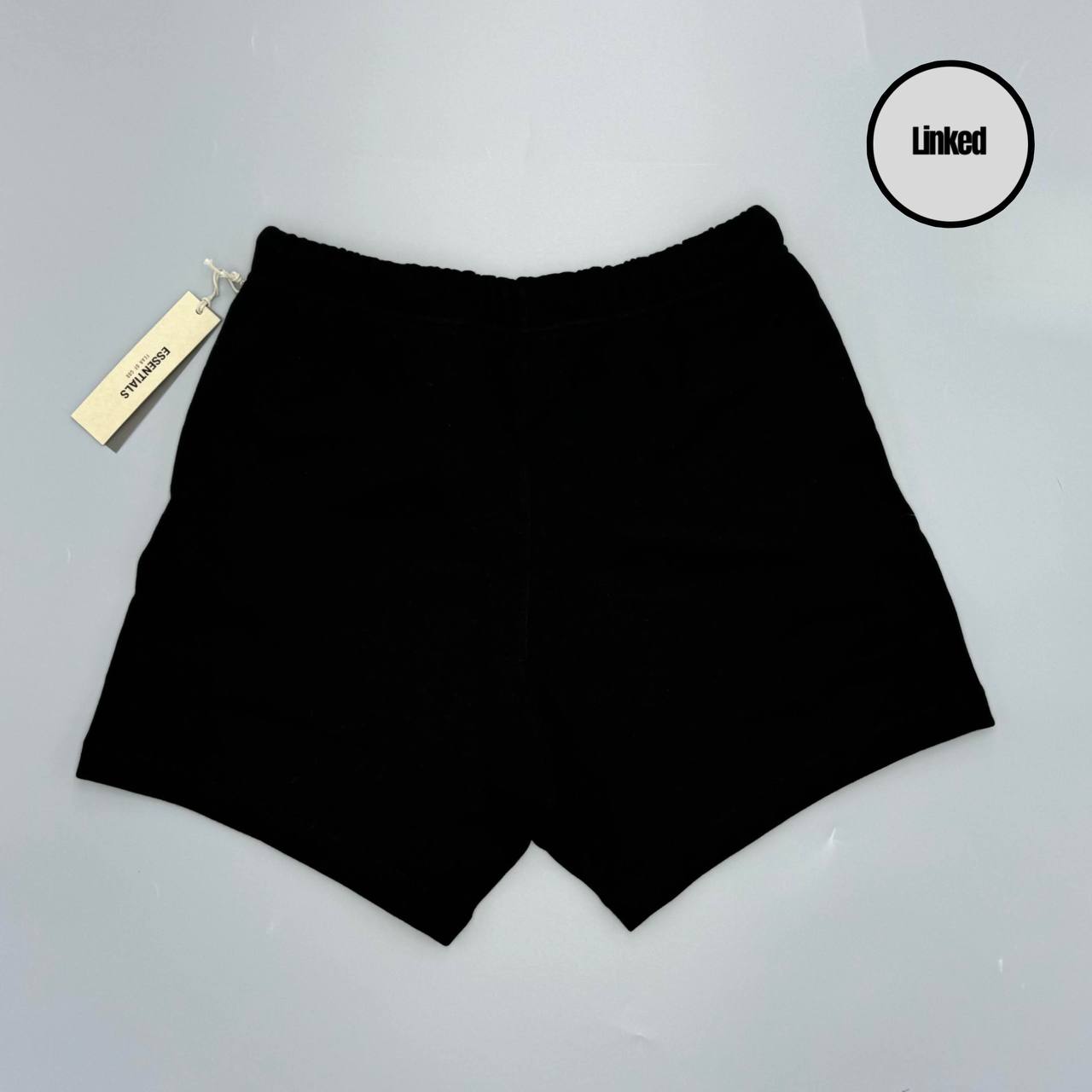 FEAR OF GOD / ESSENTIALS SS23 JET BLACK SHORT SET