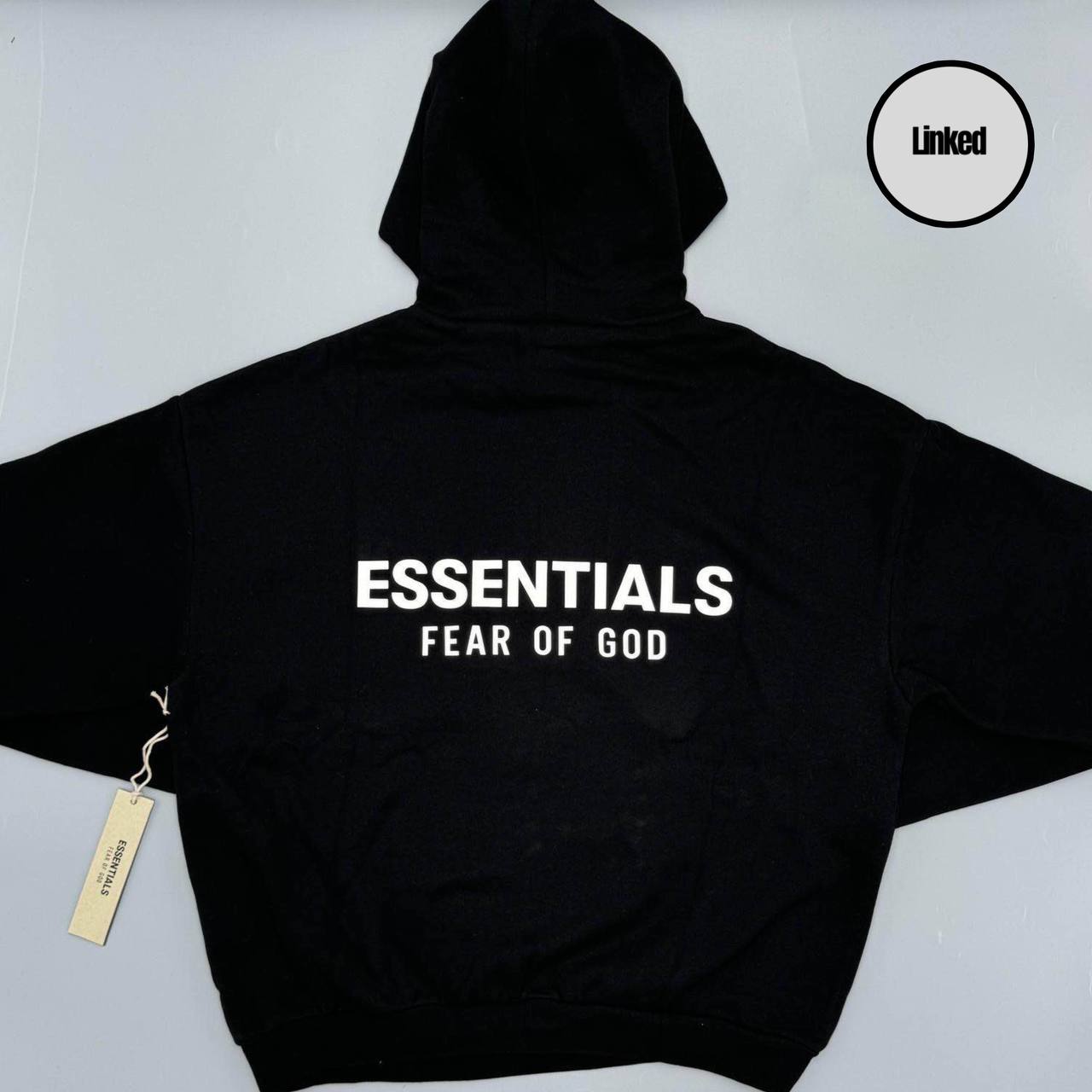 FEAR OF GOD / ESSENTIALS SS25 BLACK TRACKSUIT