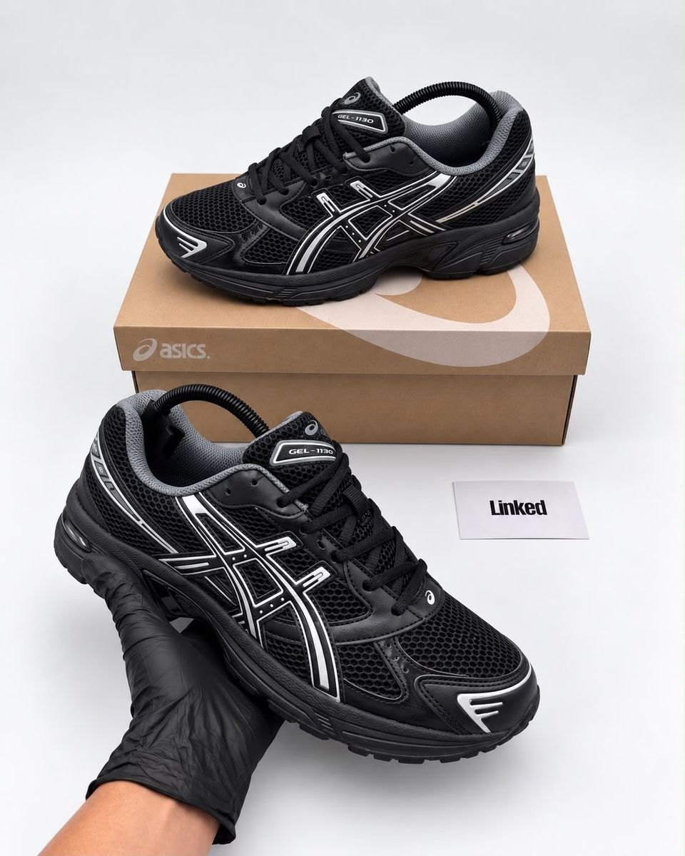 ASICS GEL-1130 – BLACK/PURE SILVER