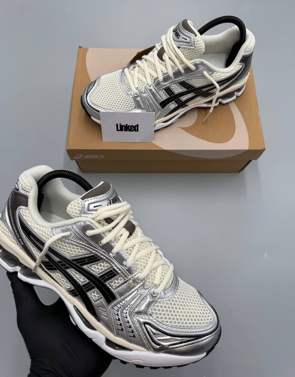 ASICS Gel-Kayano 14 Cream Black/Metallic Plum
