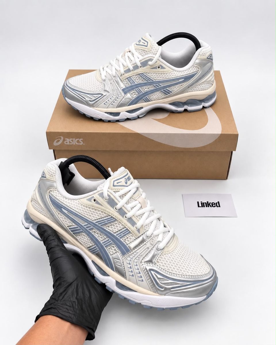 ASICS Gel-Kayano 14 White/Light Navy