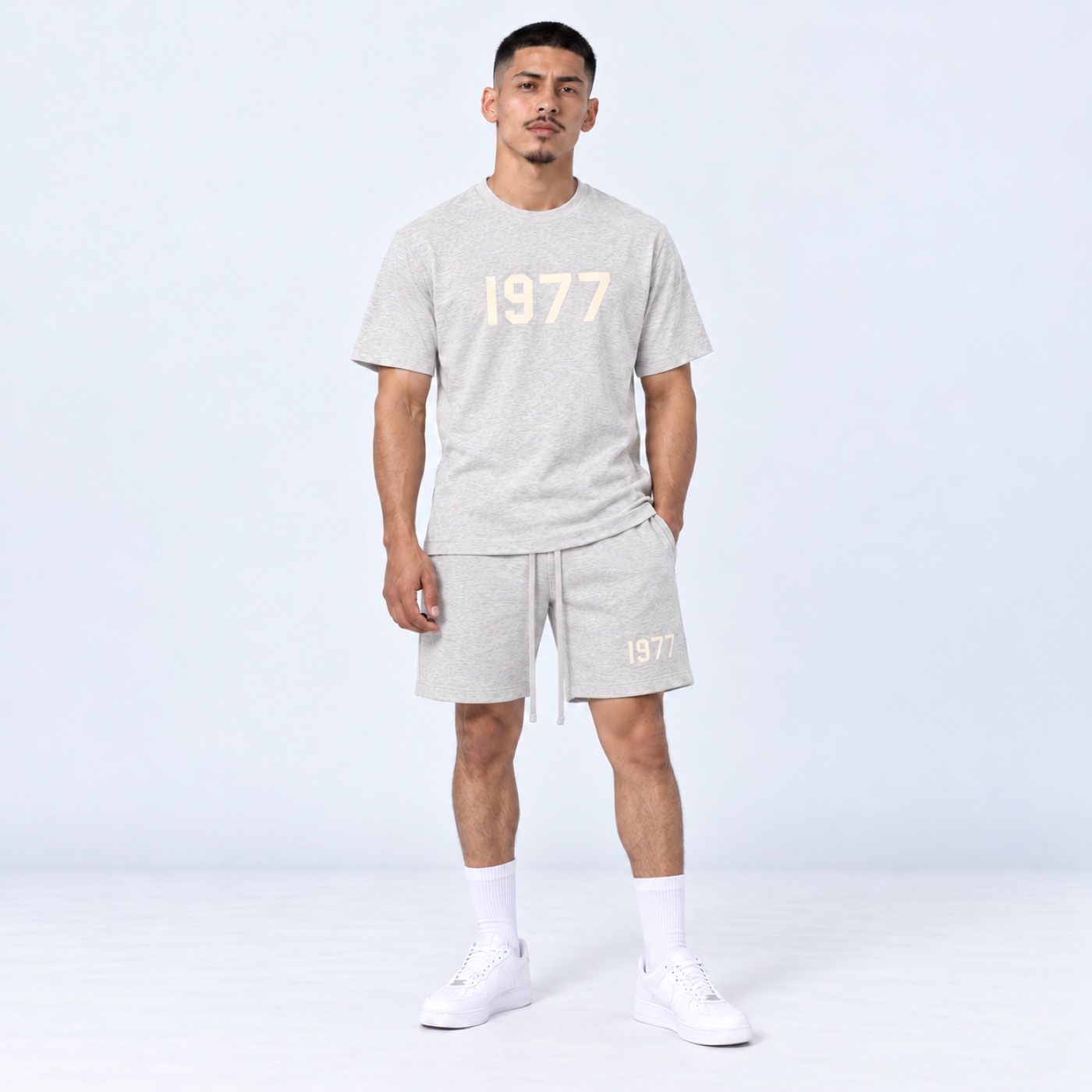 Essentials Light Oat 1977 Short Set