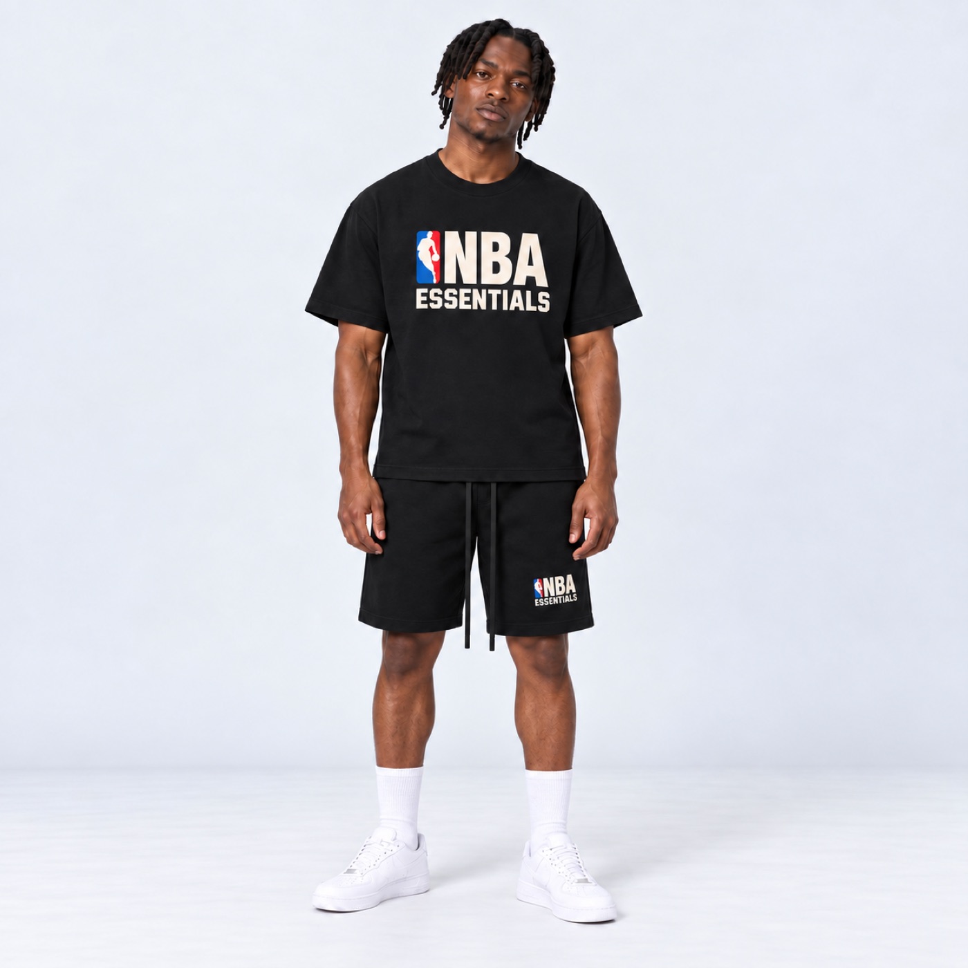 Essentials NBA Black Short Set