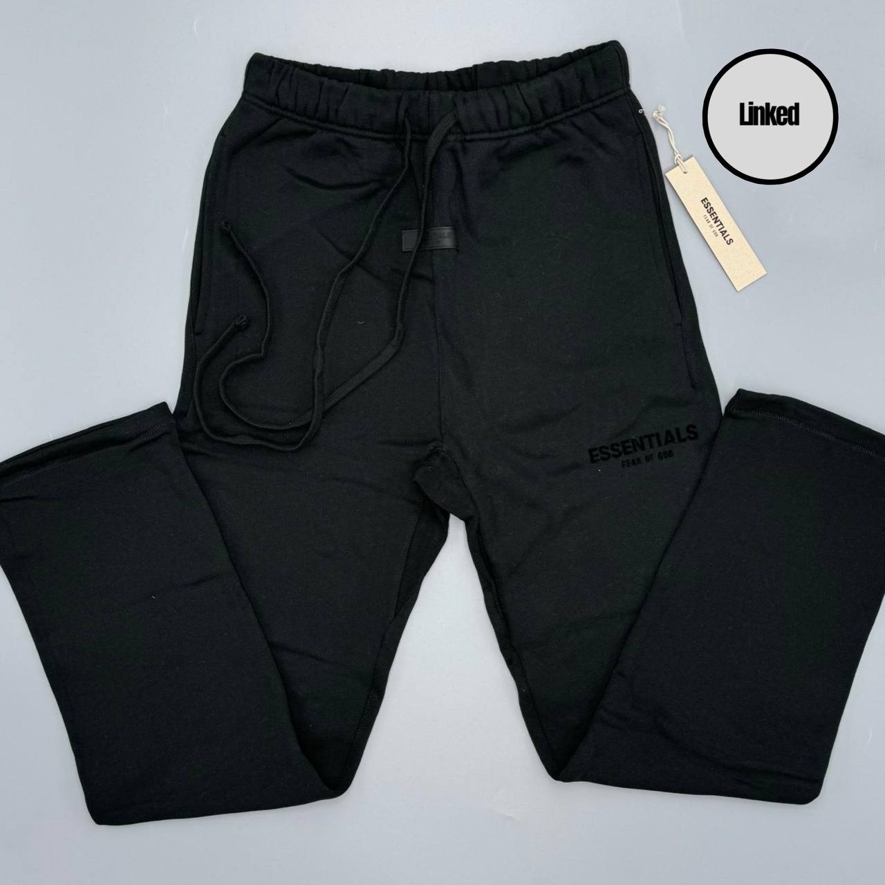 Essentials SS22 Black Relaxed Joggers