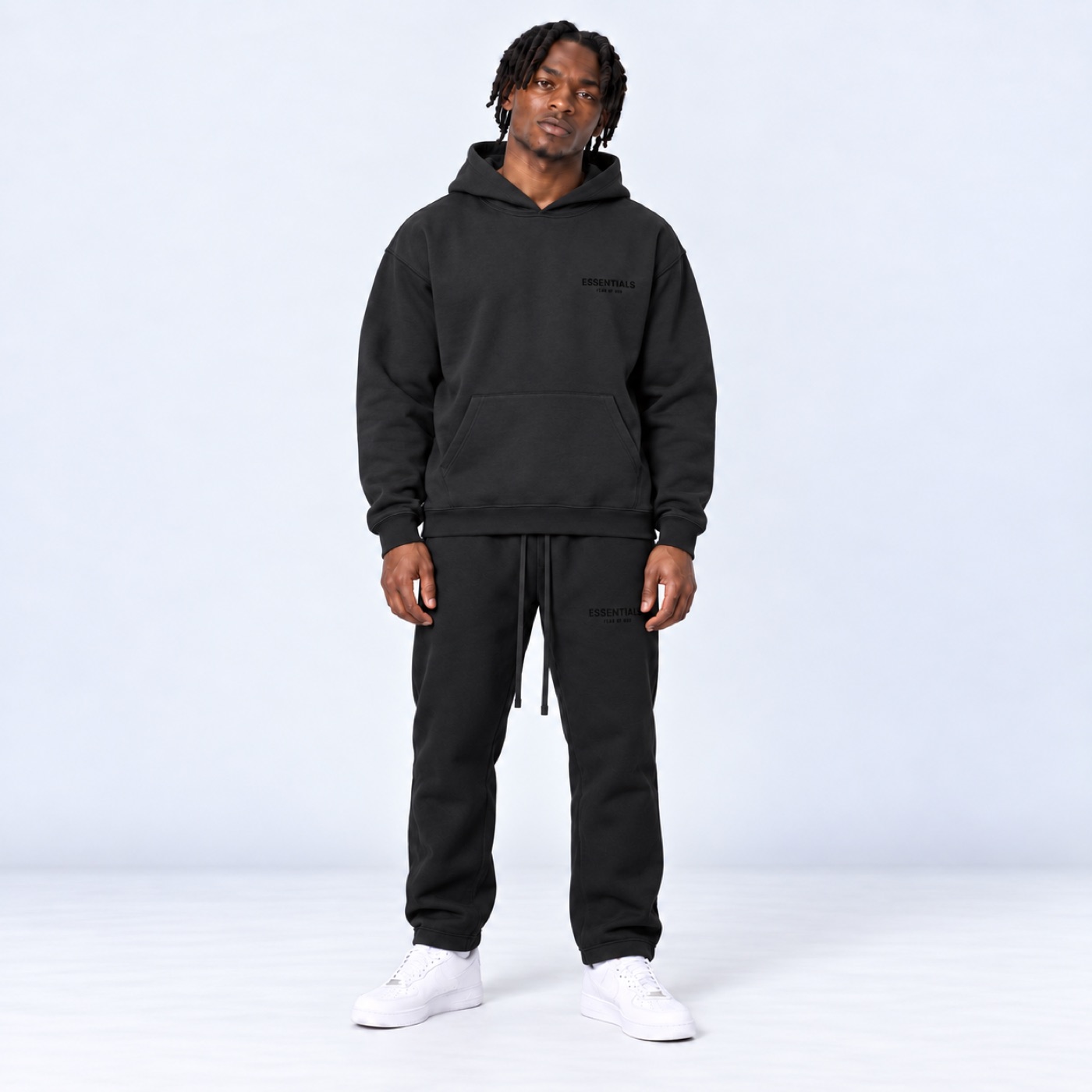 Essentials SS22 Stretch Limo/Black Tracksuit