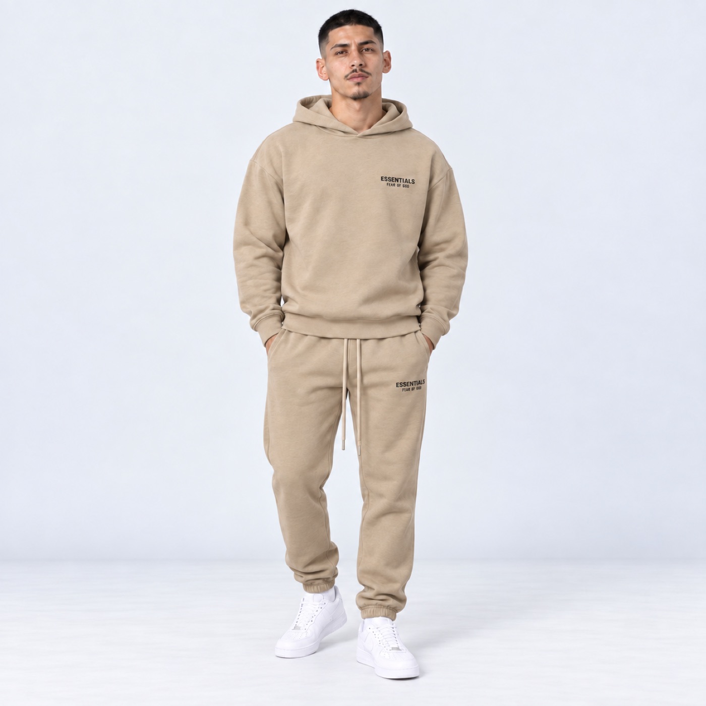 Essentials SS25 Desert Sand Tracksuit