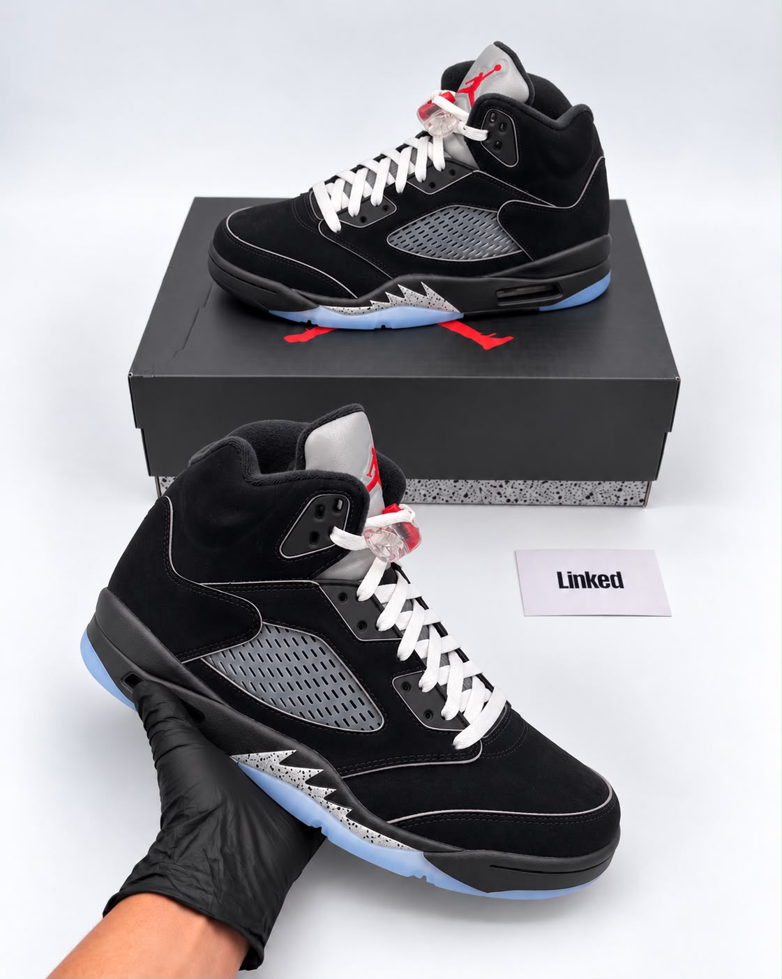 JORDAN 5 – BLACK METALLIC