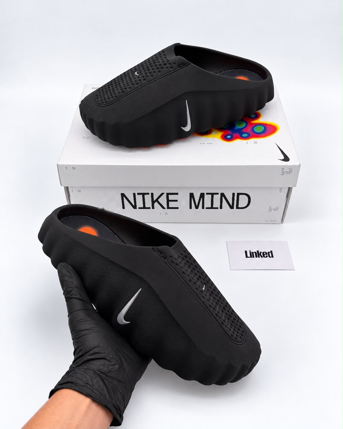 Nike Mind Sliders Black/Chrome