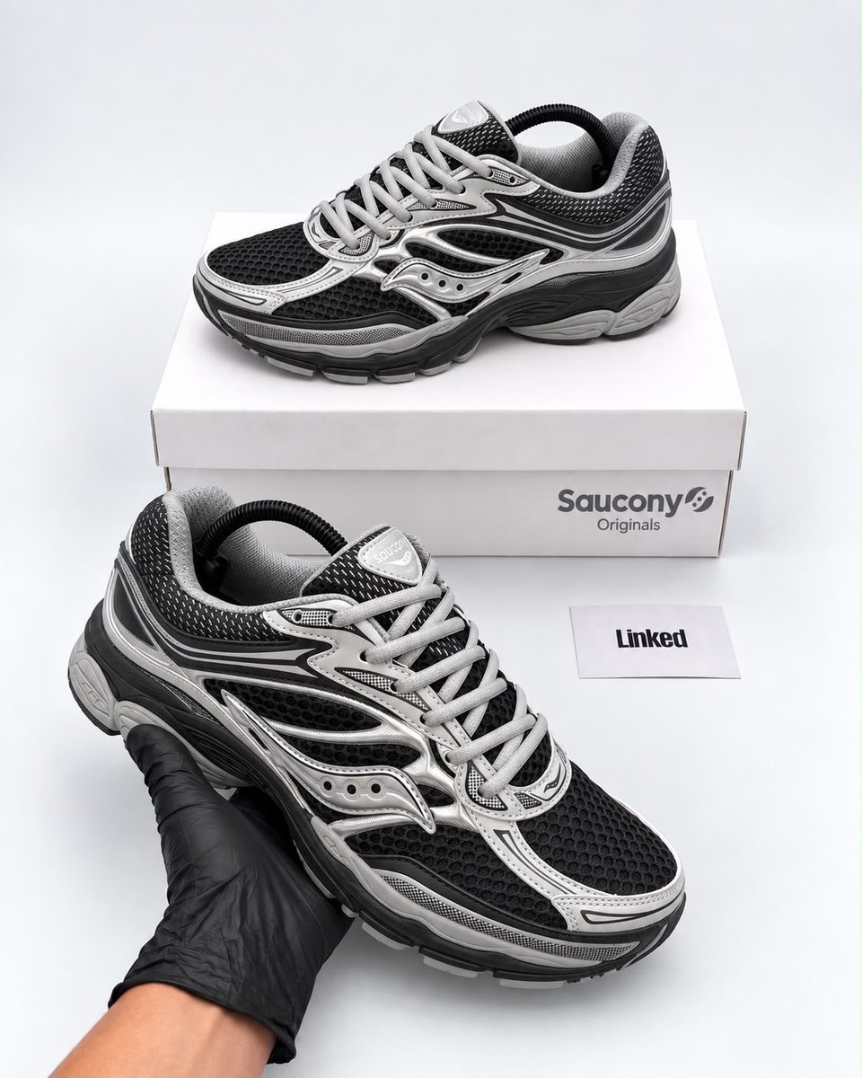 Saucony Pro Grid Omni 9 Black/Silver