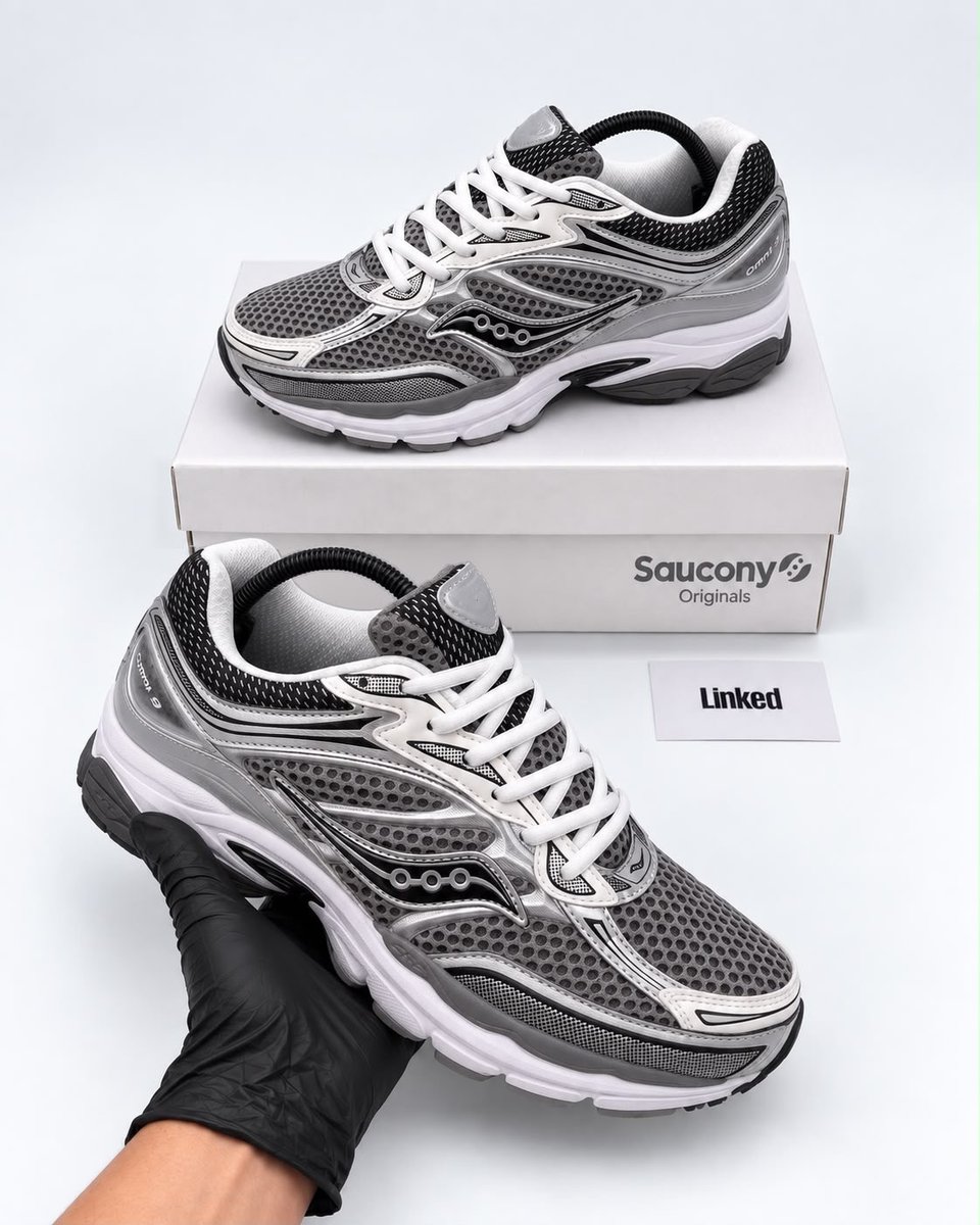 Saucony Pro Grid Omni 9 Grey/Silver