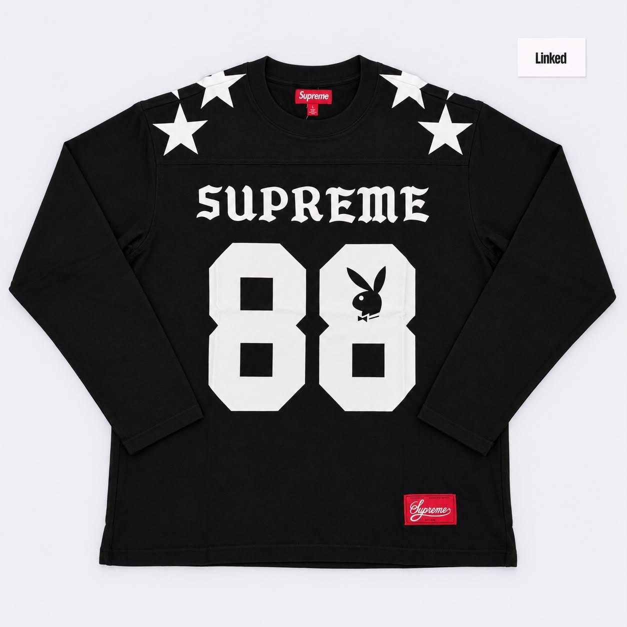 SUPREME PLAYBOY – BLACK/WHITE – 88 LONG-SLEEVE TOP 2