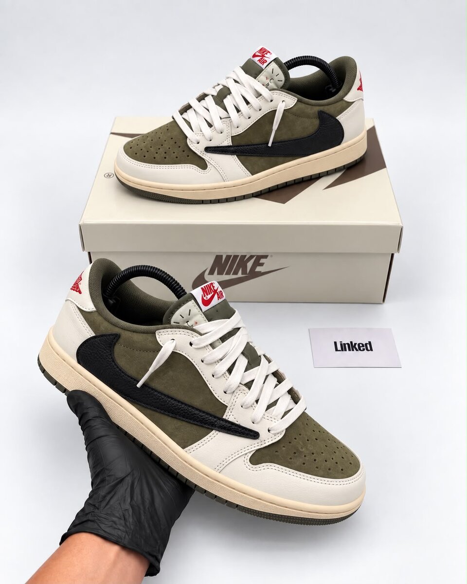 Travis Scott Jordan 1 Low Medium Olive